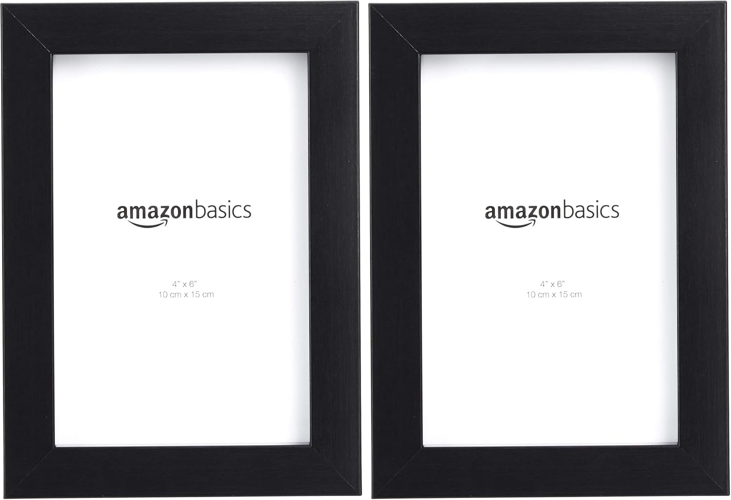 Detalle de Amazon Basics Rechteckiger Fotorahmen, 5 Stück, Schwarz, 20 x 25 cm