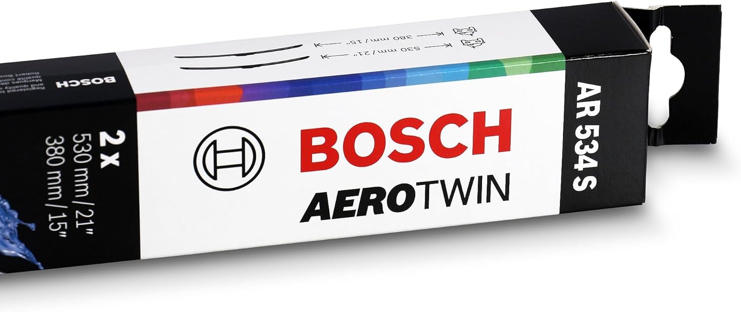 Detalle 2 de Bosch Aerotwin AR534S Wiper Blade Set (530mm/380mm) for Left-Hand Drive EU