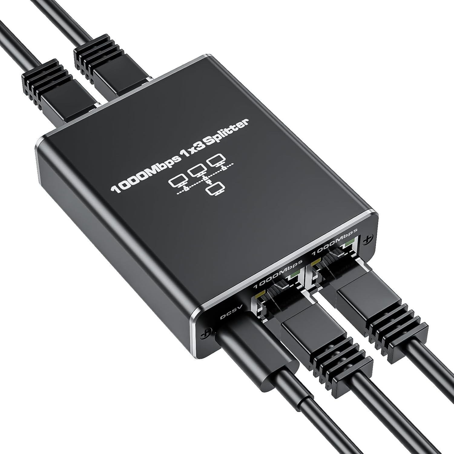 Detalle de BolAAzuL Ethernet splitter 1 to 3, 1000Mbps