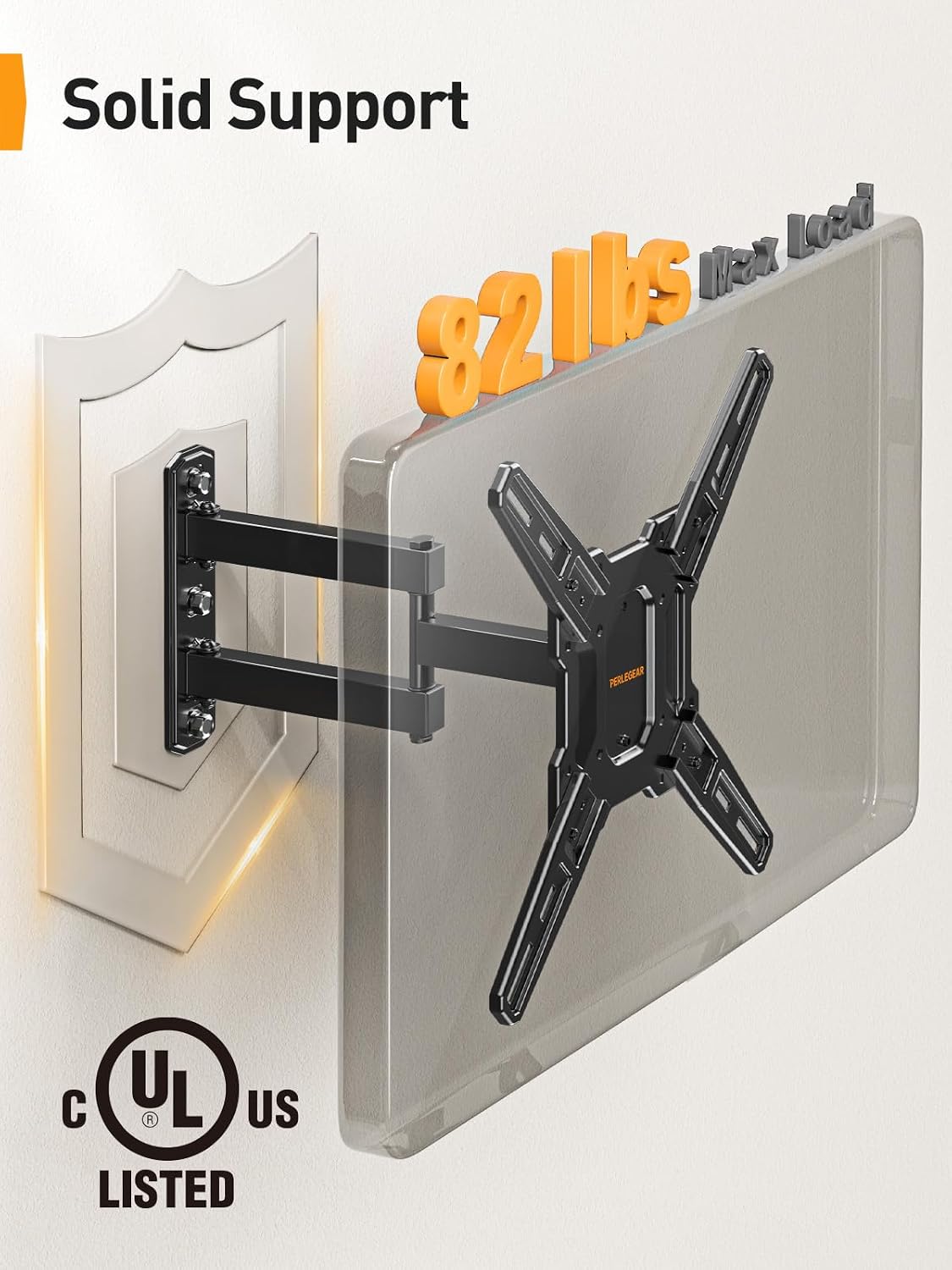 Thumbnail 3 de Perlegear PGMF3 TV Mount 82 lbs