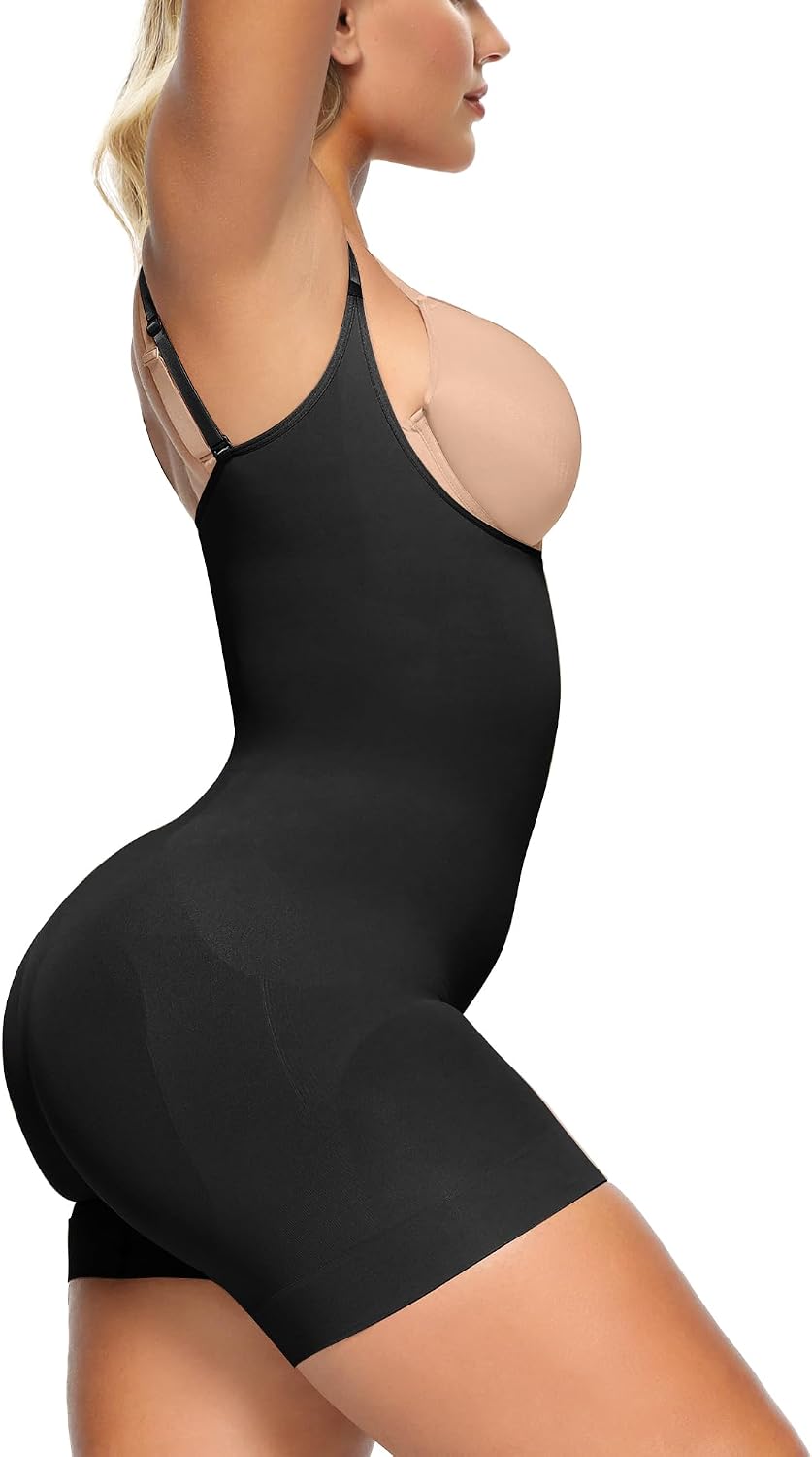 Thumbnail 2 de SHAPERX Open Bust Shapewear Tummy Control Bodysuit