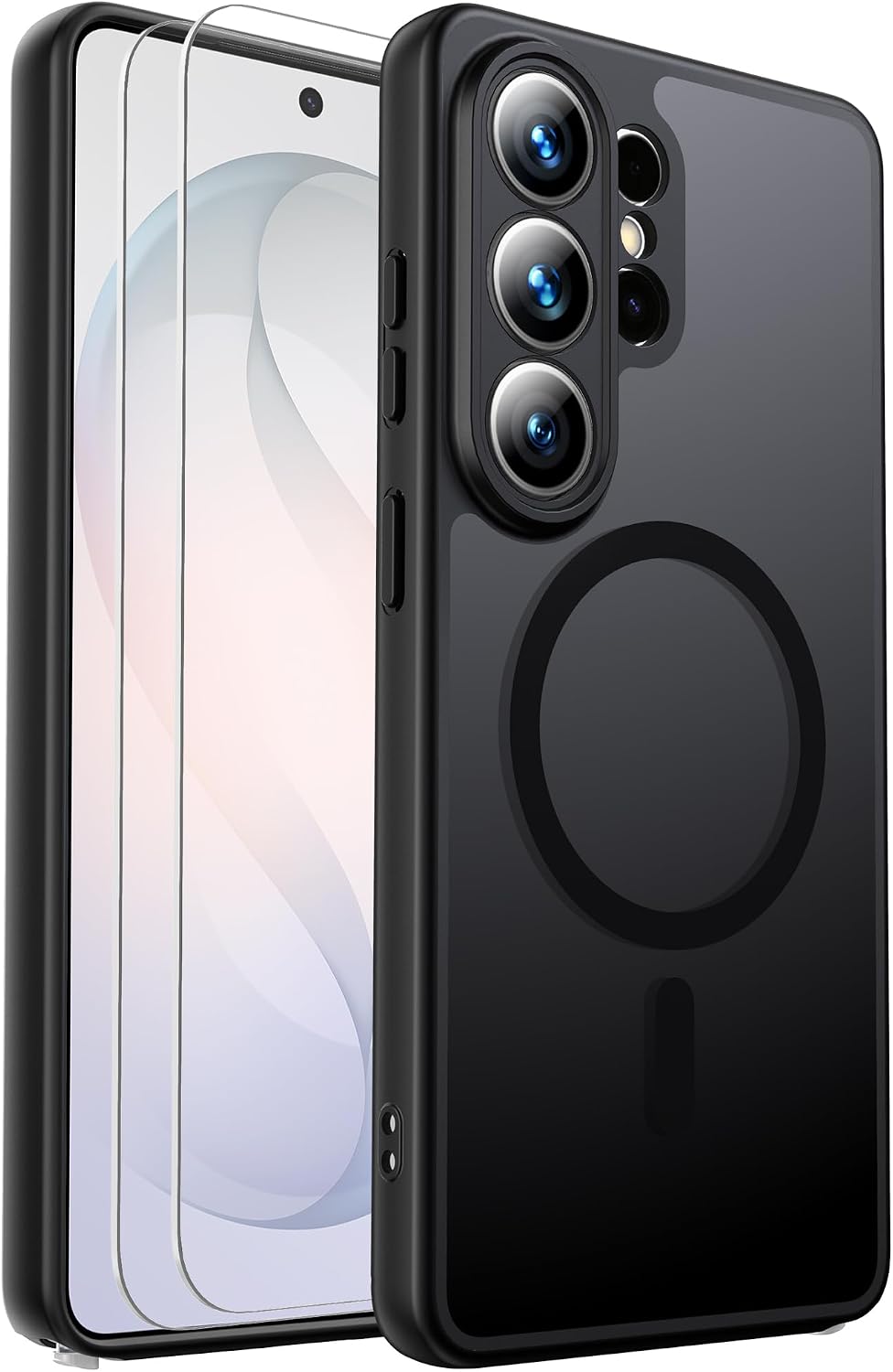 Detalle de Samsung Galaxy S26 Ultra Case with Magnetic Shockproof Protection, MagSafe Compatibility and Screen Protectors