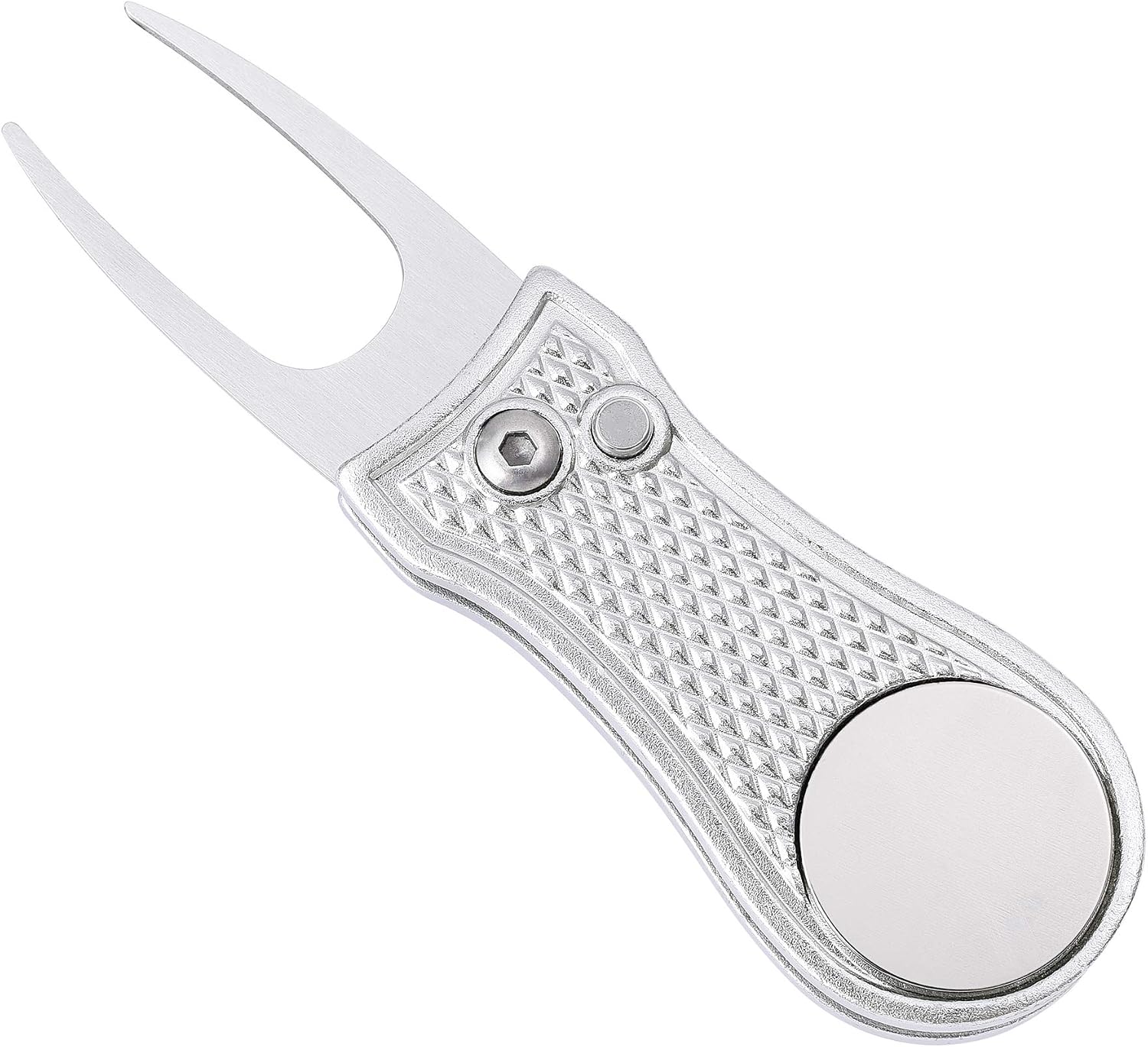 Detalle de Mile High Life Microfiber Golf Towel Set with Groove Brush and Folding Divot Tool
