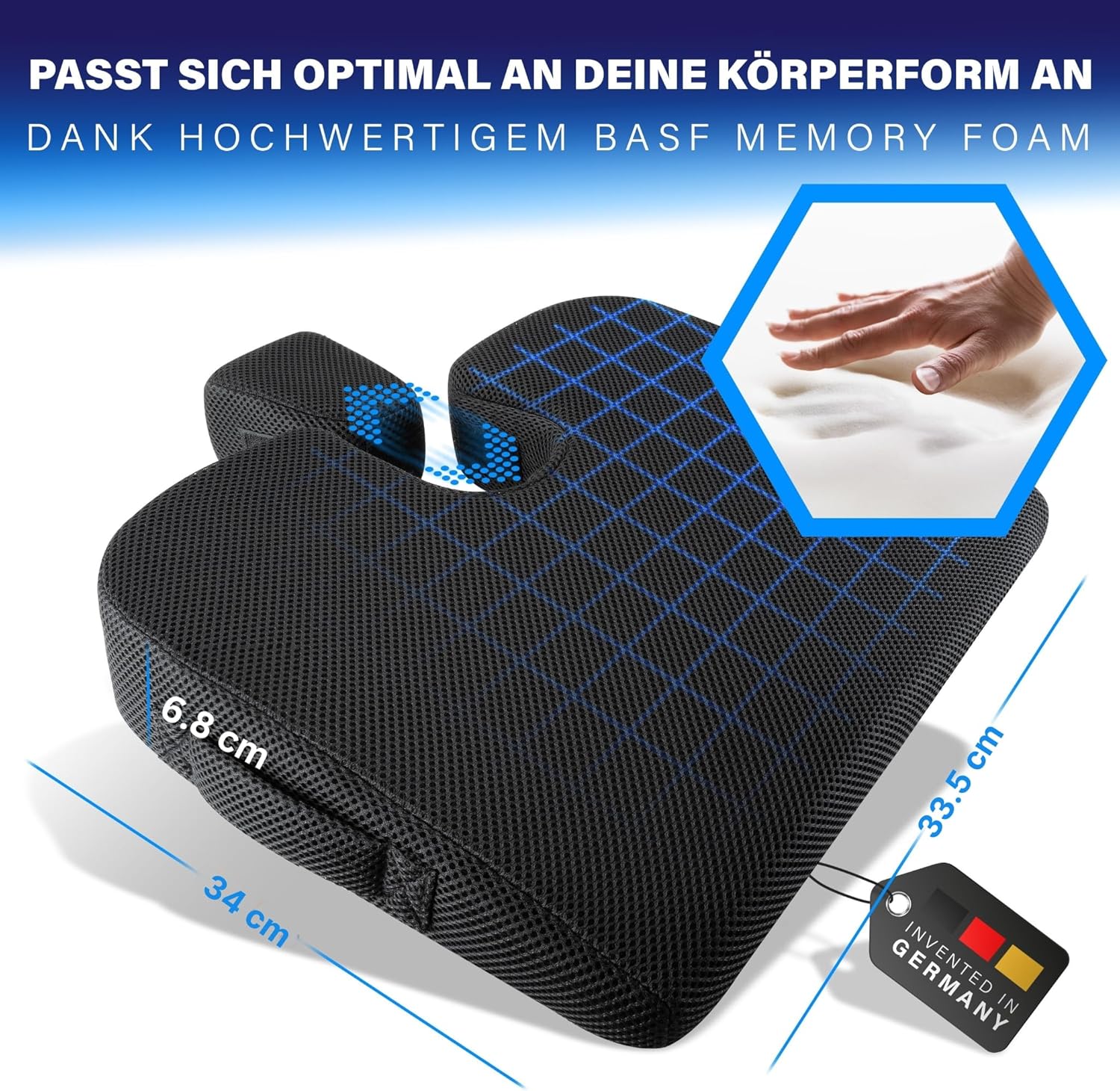 Thumbnail 6 de Healthfix® Auto-Keilkissen Fest 85–135 kg