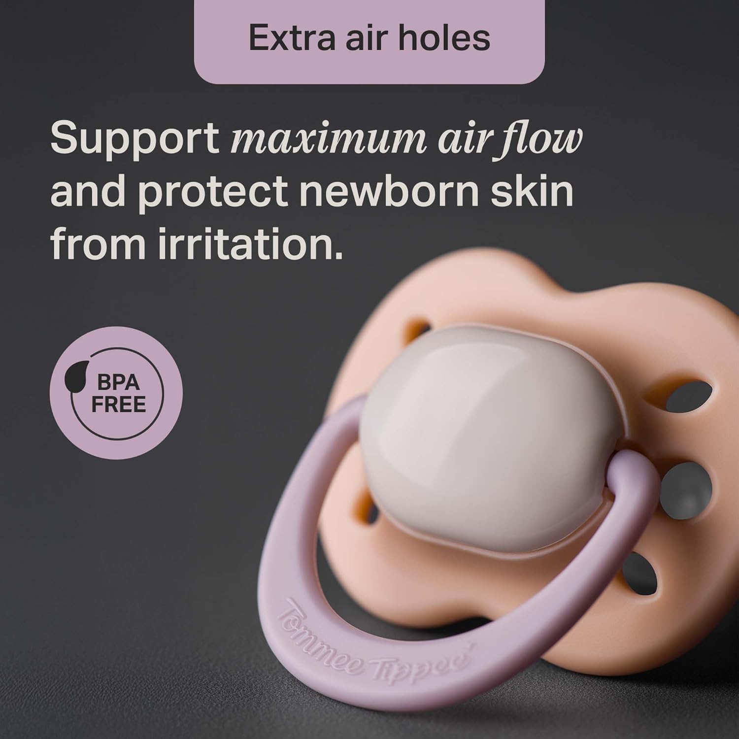 Thumbnail 5 de Tommee Tippee Ultimate Fit Soother 0-6 Months – 4 Pack (Colour Blocked)