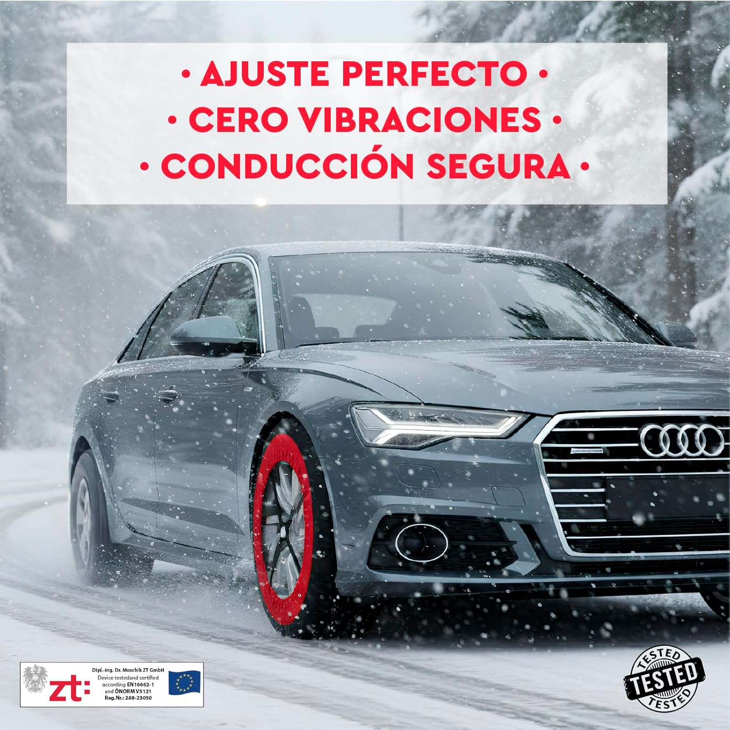 Thumbnail 2 de Eurocali Cadenas Textiles DriveOnSnow XXL 40 km/h