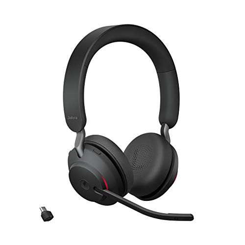 Detalle de Jabra Evolve2 65 casque sans fil anti-bruit, certifié Microsoft Teams