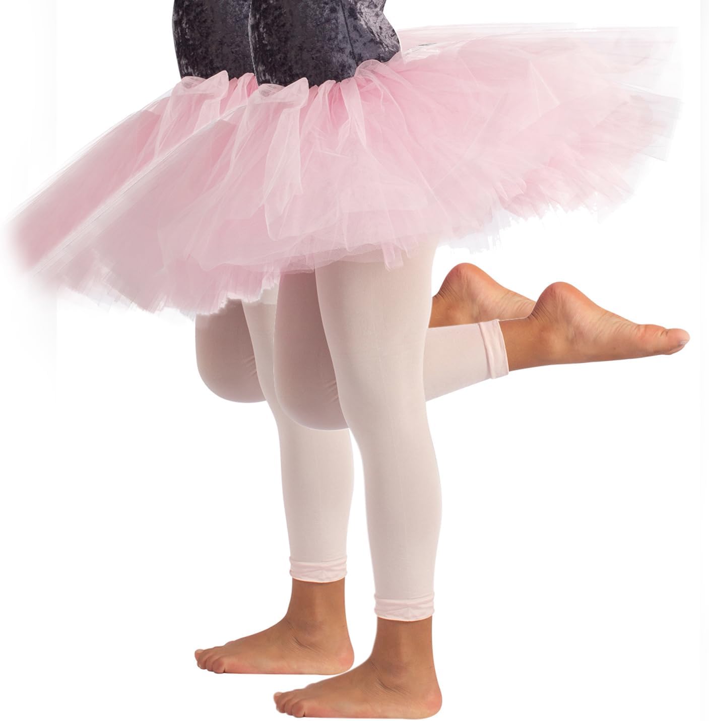 Thumbnail 5 de LEGGINGS BALLET BAMBITA BAMBINA 60 DEN – Nero/Rosa, senza piedi, Made in Italy