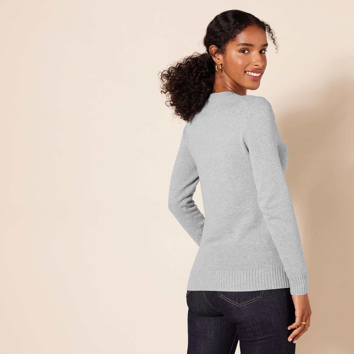 Detalle 2 de Amazon Essentials Women's Cotton Crewneck Sweater