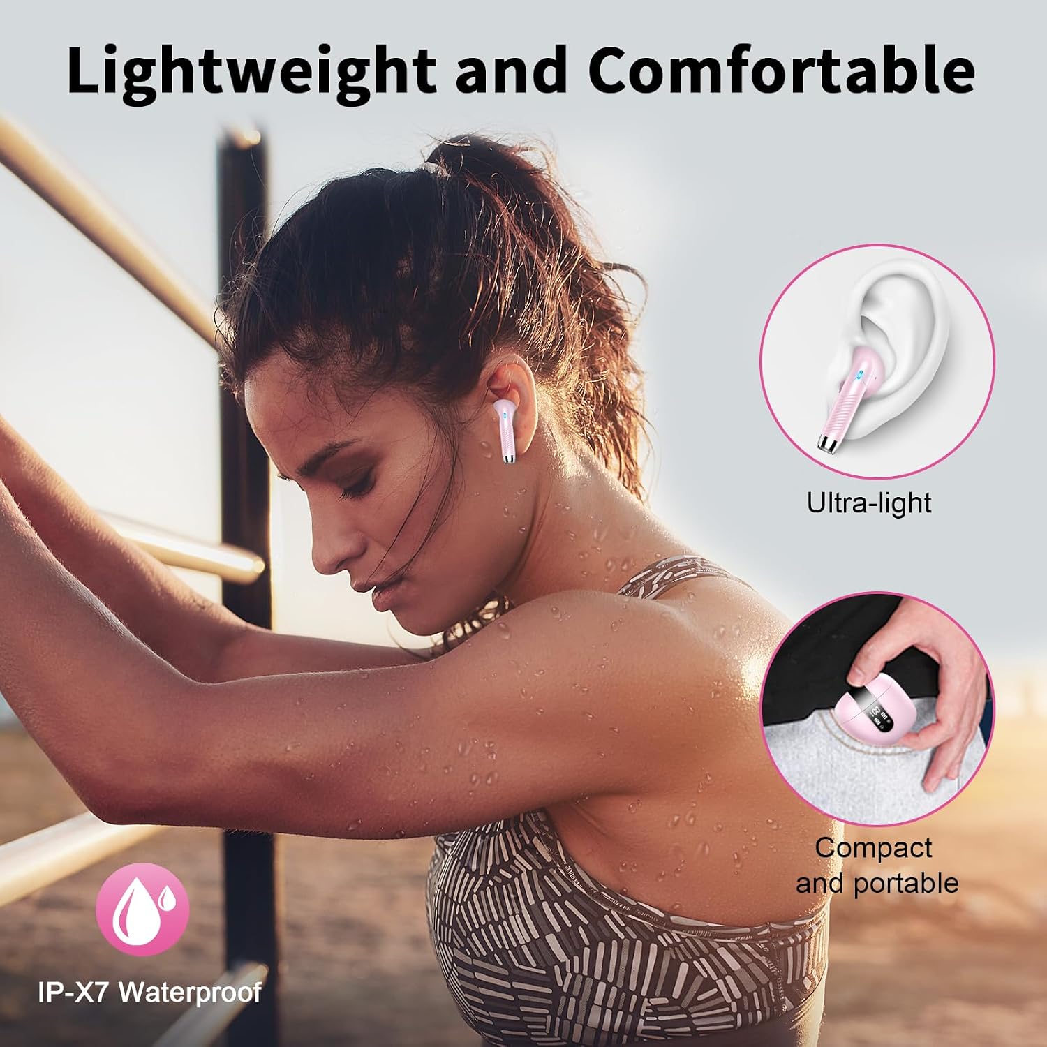 Thumbnail 6 de Bluetooth Kopfhörer J55 In-Ear: Kabellos, ENC-Geräuschunterdrückung, 4 Mikrofone und 48 Stunden Laufzeit