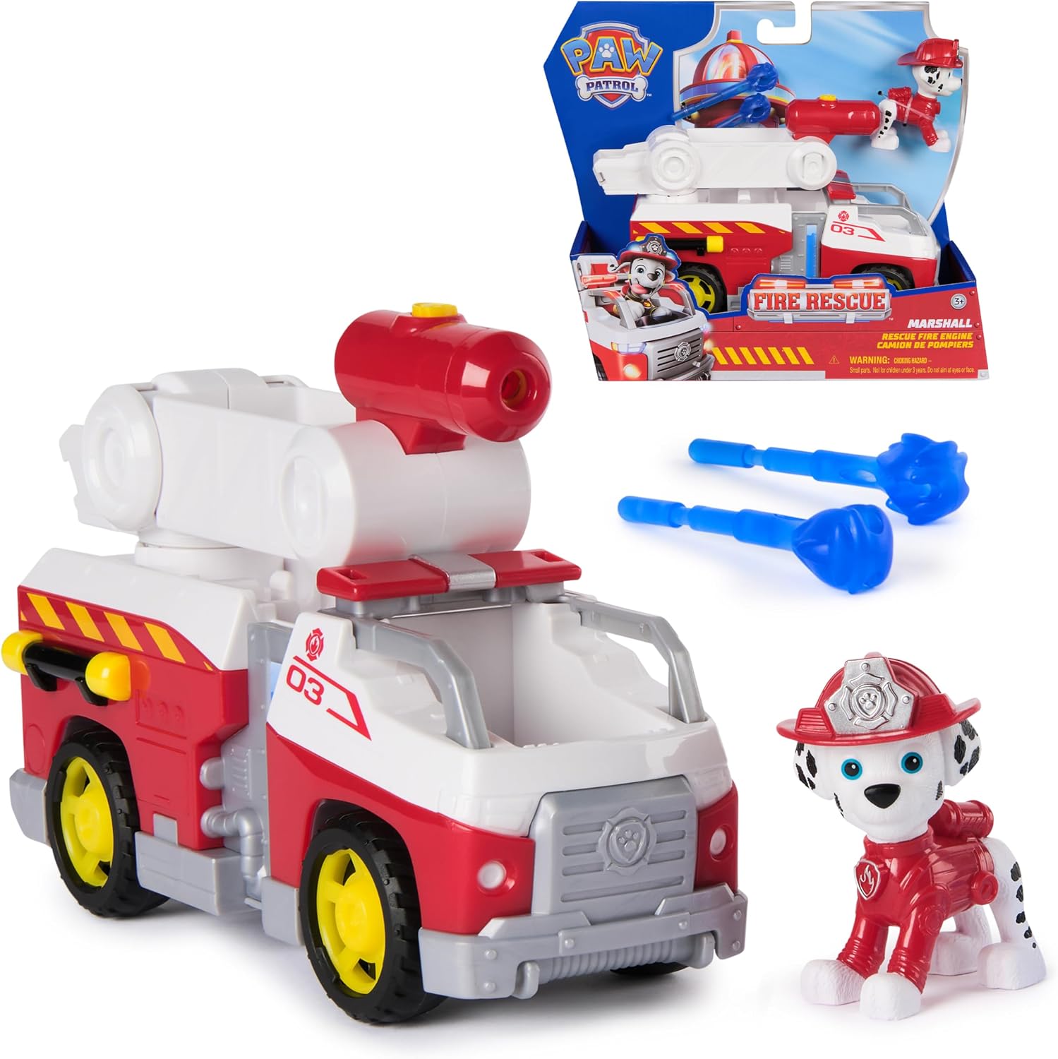 Detalle de PAW PATROL Marshall Feuerwehr‑Fahrzeug 18 cm 🚒