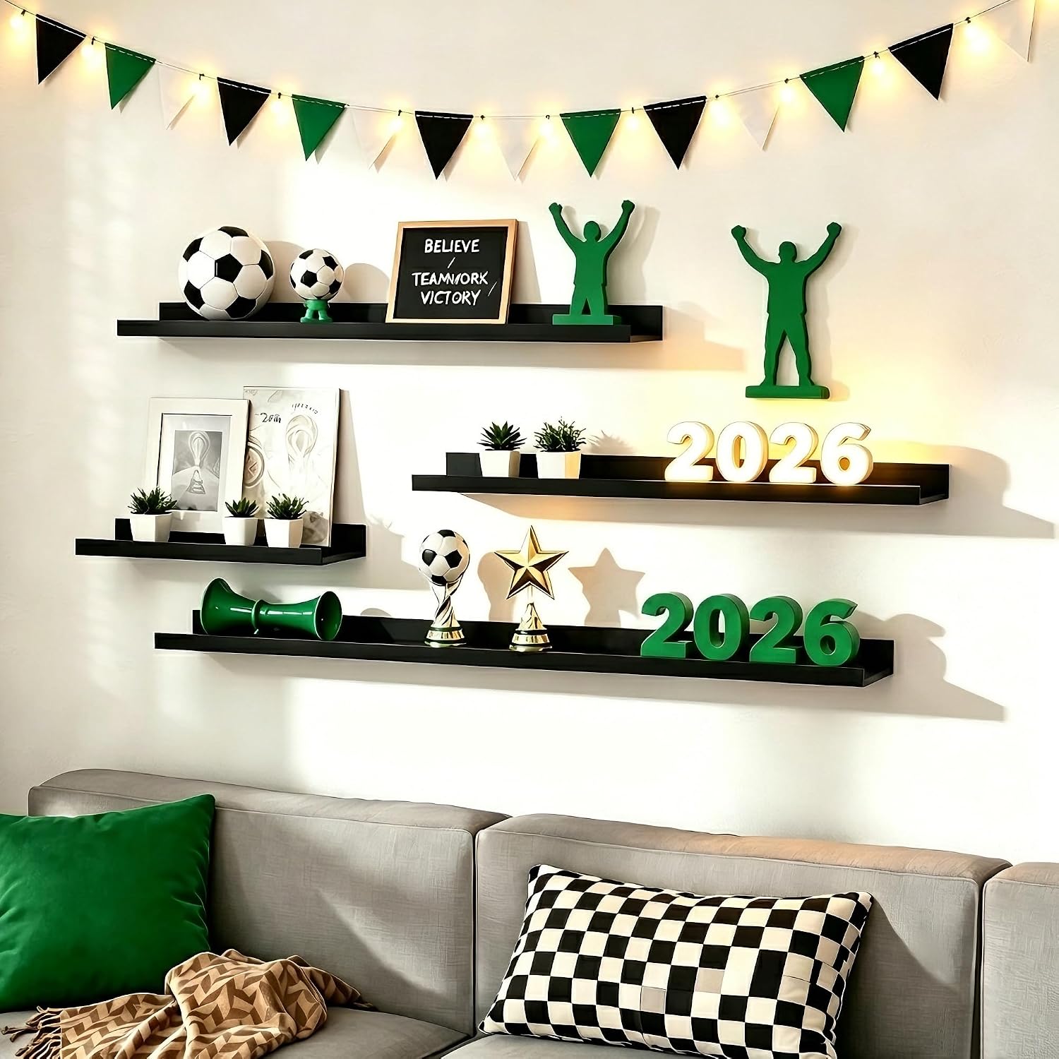 Detalle 2 de upsimples Floating Shelves Set of 6 31in