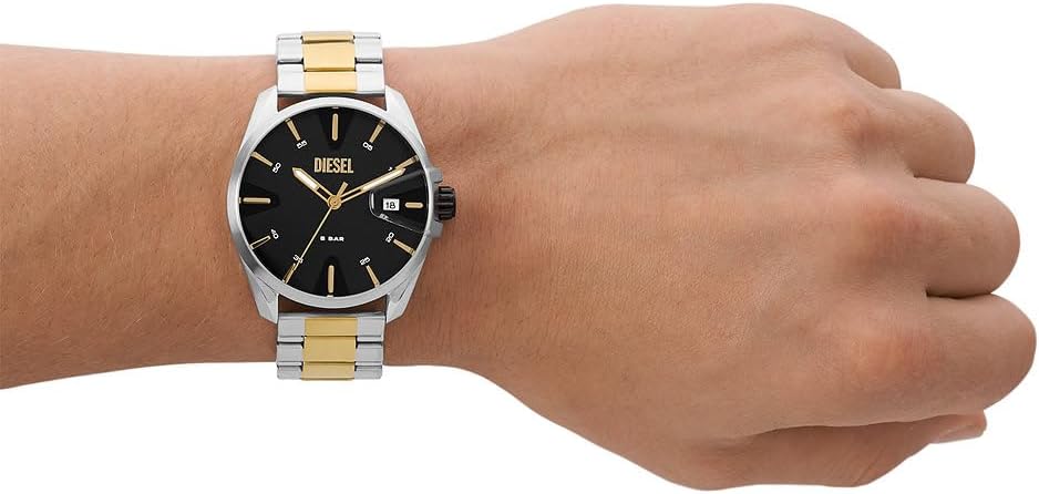 Detalle de Diesel MS9 Montre Homme - Quartz à trois aiguilles avec bracelet acier ou cuir