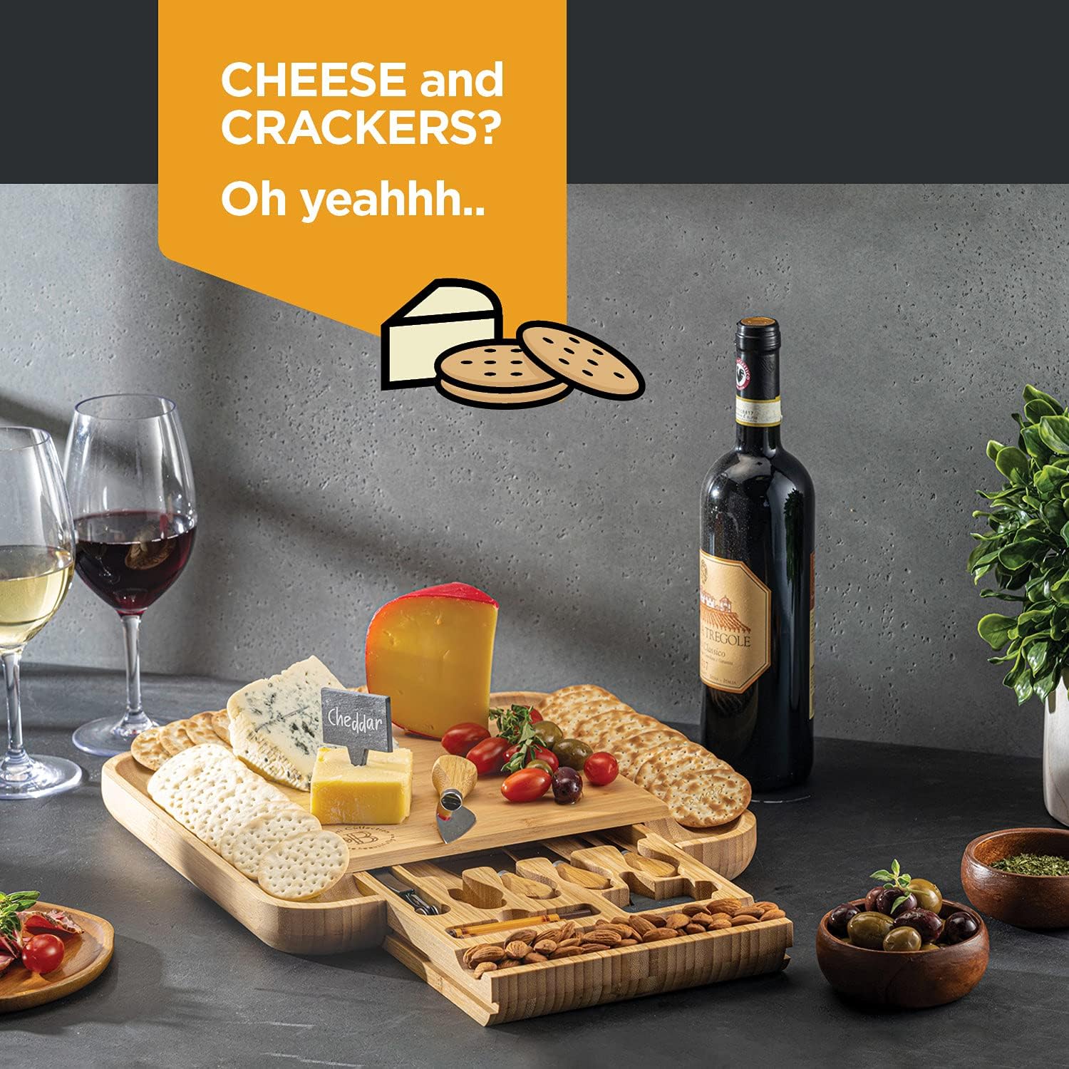 Thumbnail 6 de Bamboo Charcuterie Board Gift Set 2025 🧀