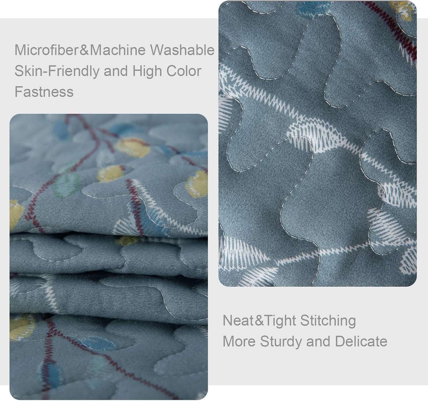 Detalle de Floral Quilt, California King