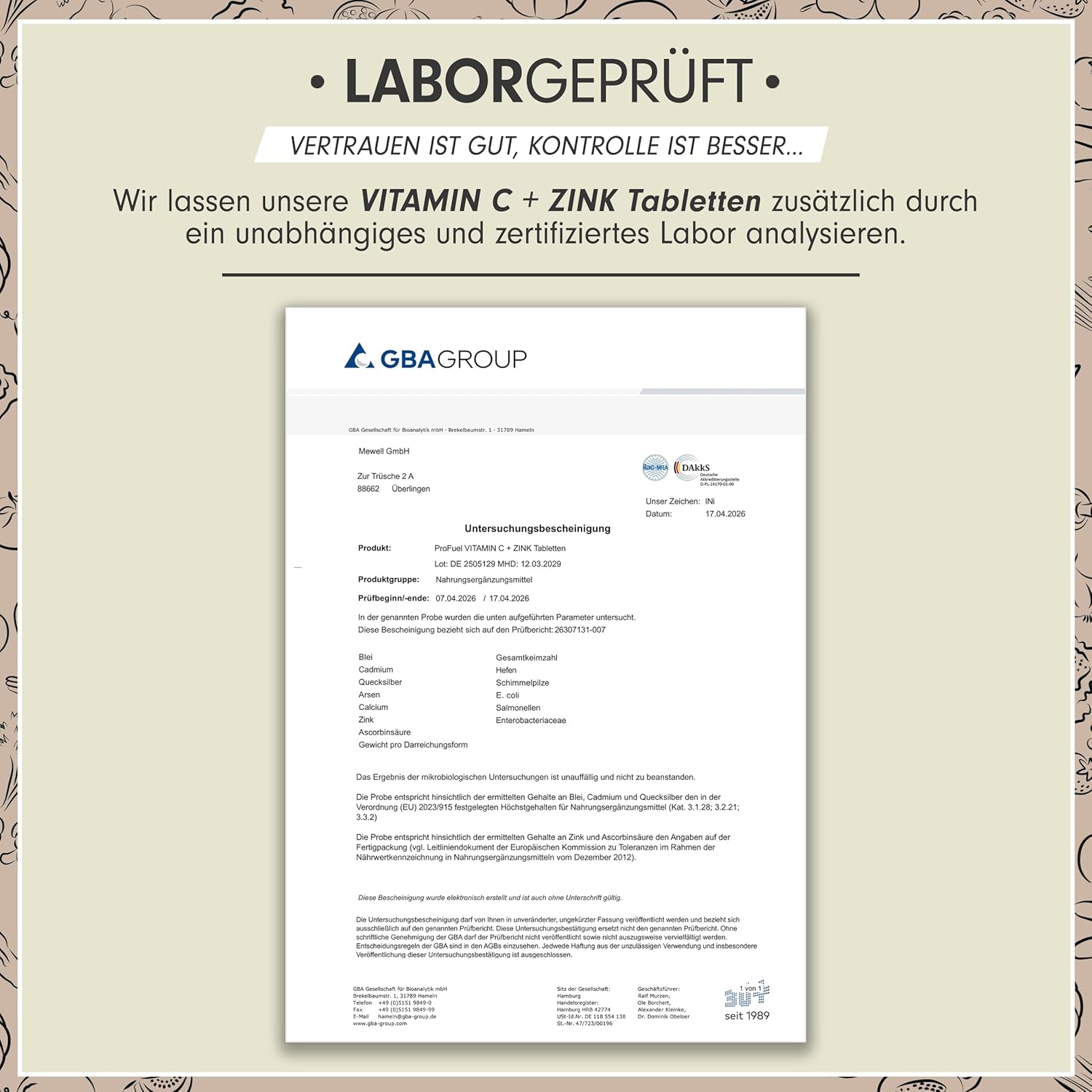 Thumbnail 4 de Vitamin C + Zink 365 Tabletten đź’Š