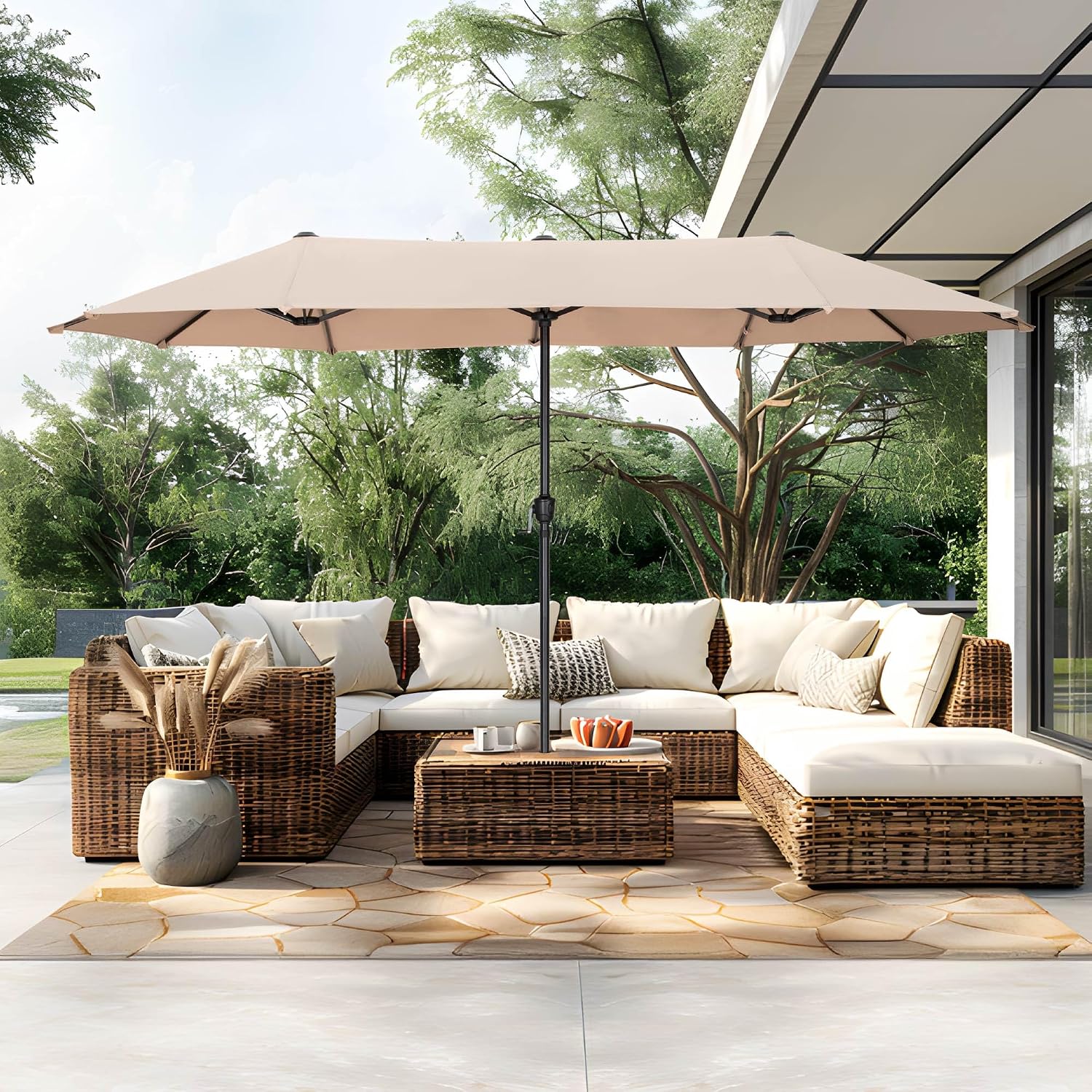 Thumbnail 6 de PHI VILLA Sonnenschirm Rechteckig 200×380 cm