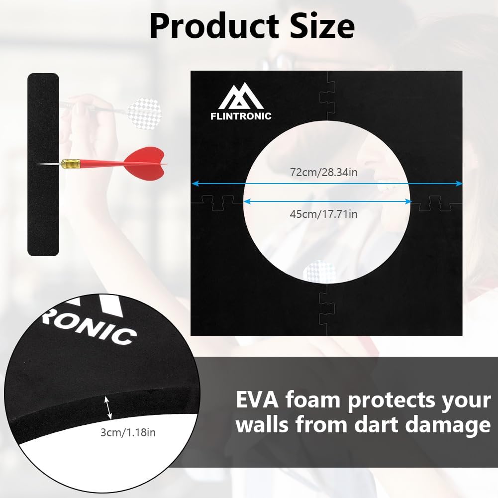 Thumbnail 1 de Flintronic dartboard surround 45 cm EVA