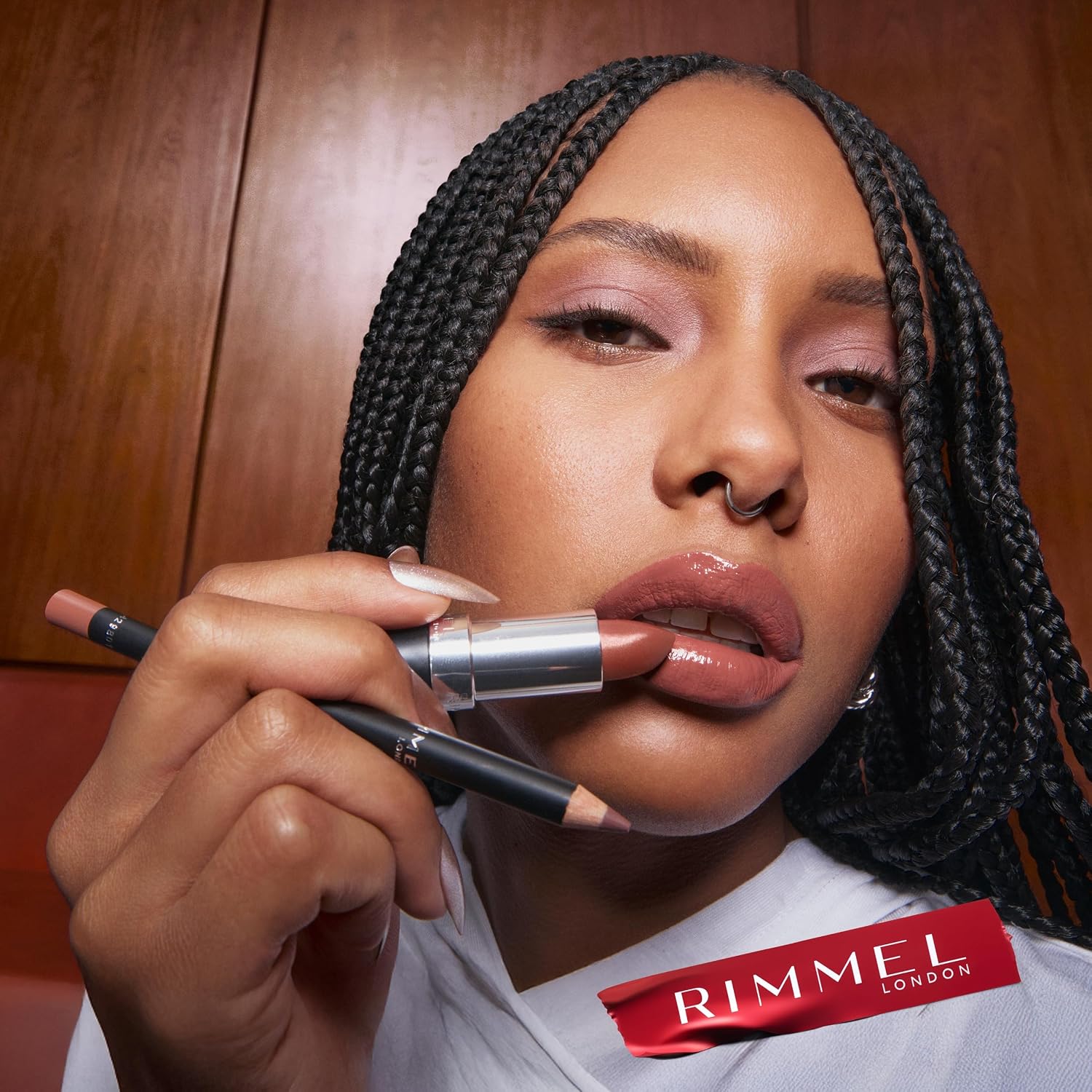 Detalle de Rimmel London Lasting Finish Lip Liner, Deep Cappuccino, 1,2 g
