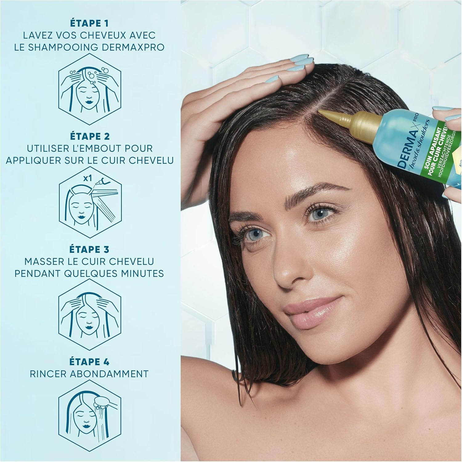 Thumbnail 5 de DermaXPro by Head & Shoulders Soin Apaisant — 145 ml, apaise et hydrate le cuir chevelu sans pellicules