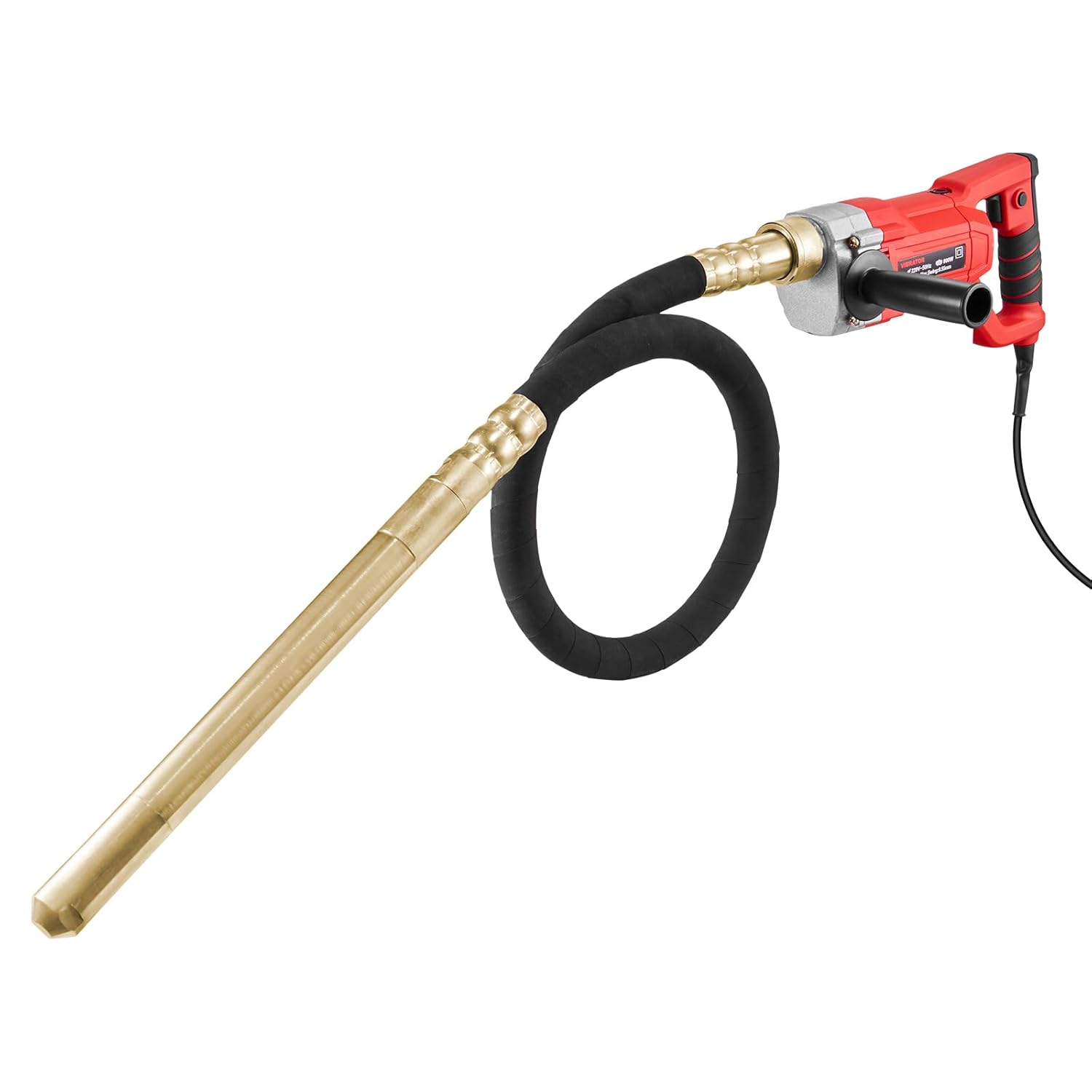 VEVOR Vibrateur à béton électrique 800 W – vibreur portatif pour éliminer les bulles d’air