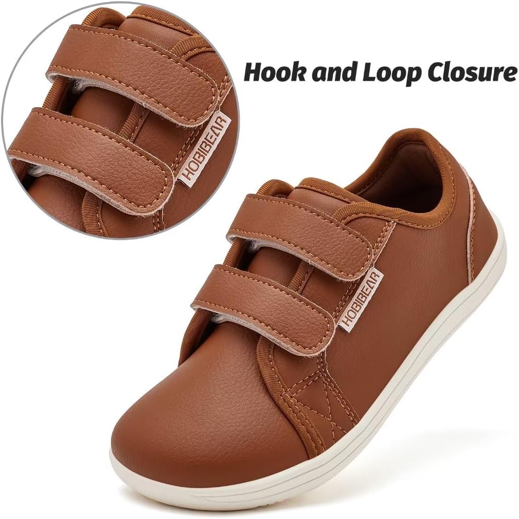 Thumbnail 3 de HOBIBEAR unisex barefootwandelschoenen voor kinderen van leer, breed en lichtgewicht