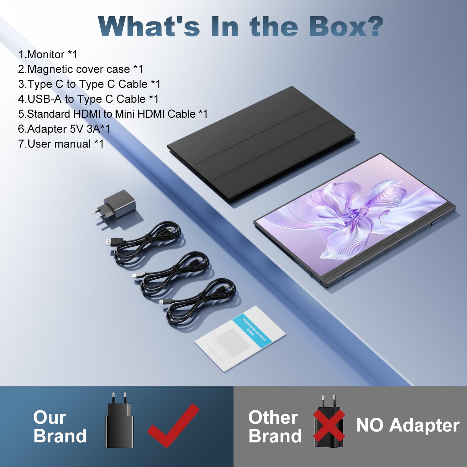 Thumbnail 5 de CUIUIC Portable Monitor 15,6" FHD Tragbarer Bildschirm