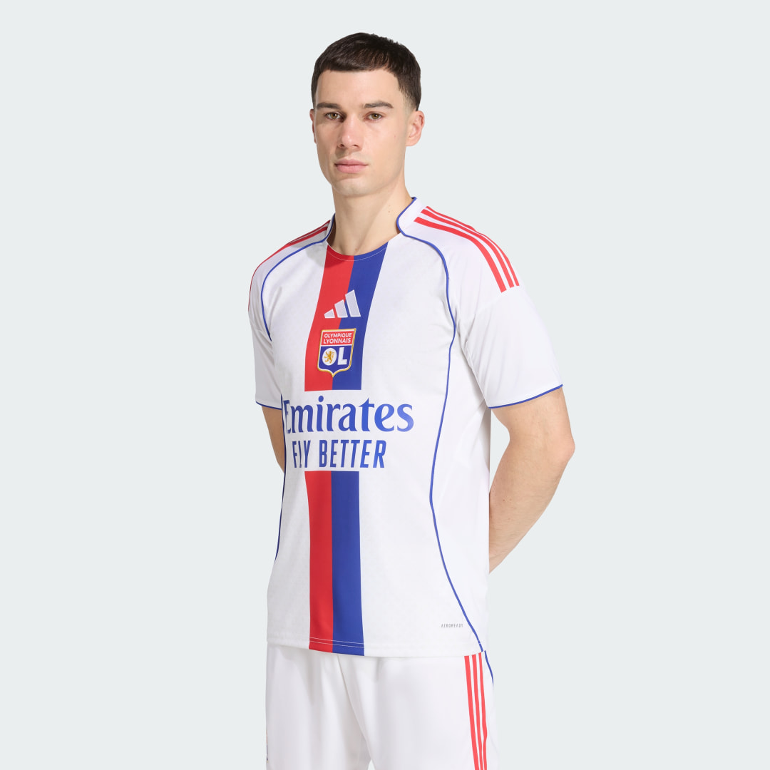 Detalle de Camiseta primera equipación Olympique de Lyon 25/26 - Adidas