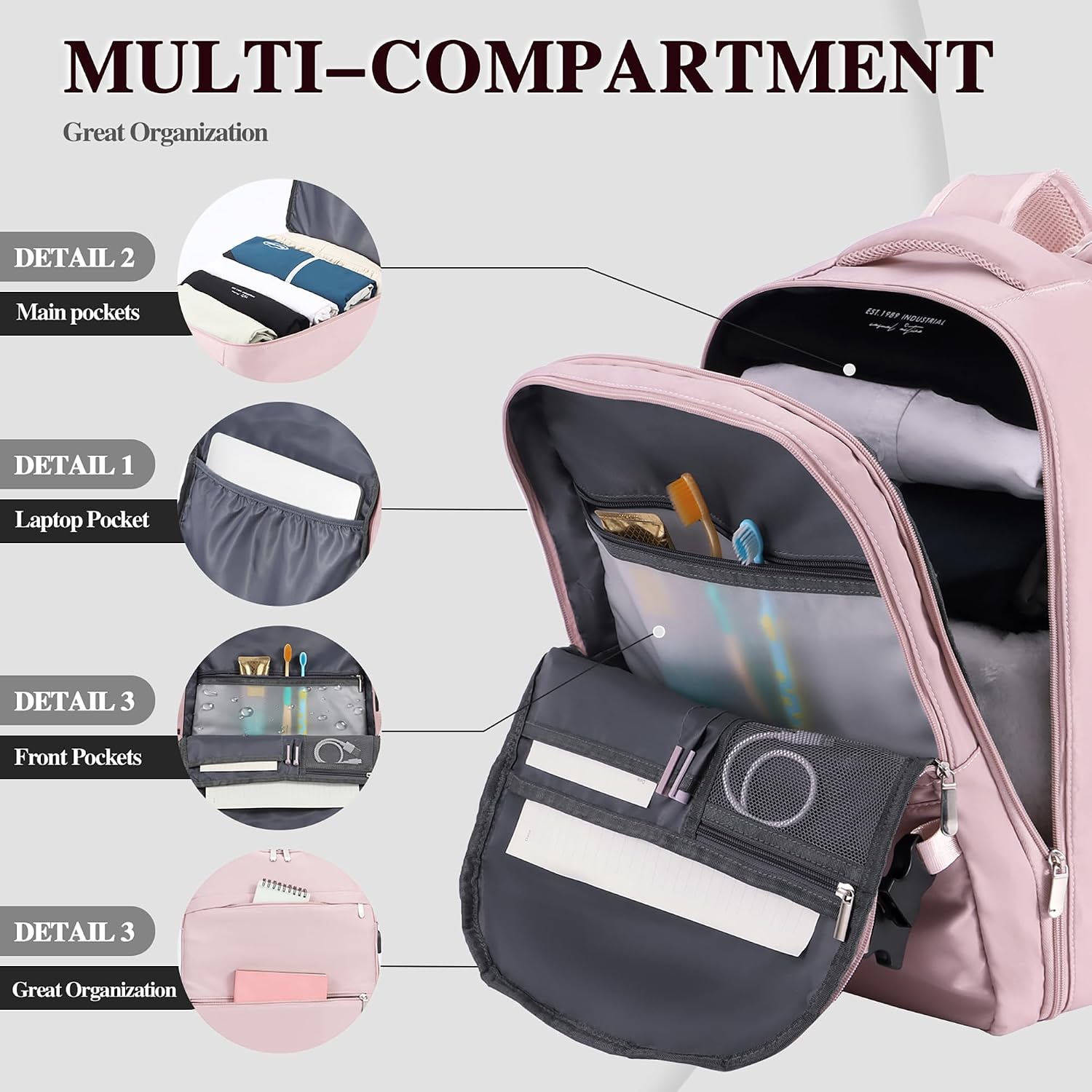 Thumbnail 3 de Easyjet Cabin Bag 45x36x20 Travel Backpack
