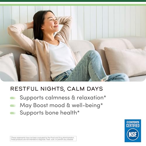 Thumbnail 4 de Magnesium Glycinate 400mg by Double Wood Supplements — 180 Capsules for Relaxation, Recovery & Mood