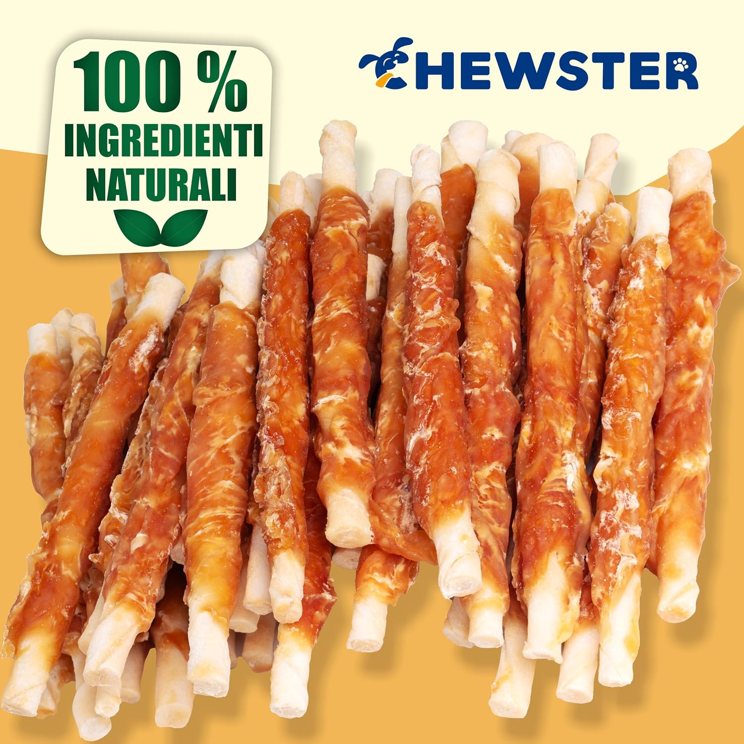 Thumbnail 6 de CHEWSTER Bastoncini da masticare con Pollo – Snack per cani, confezione da 85 pezzi (800 g)