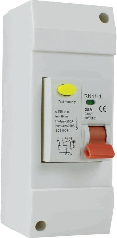 Detalle 2 de as - Schwabe LS Sicherungsautomat C10A 2-polig, 230V/10A – Sicherungskasten für Caravan, Wohnwagen und Wohnmobil