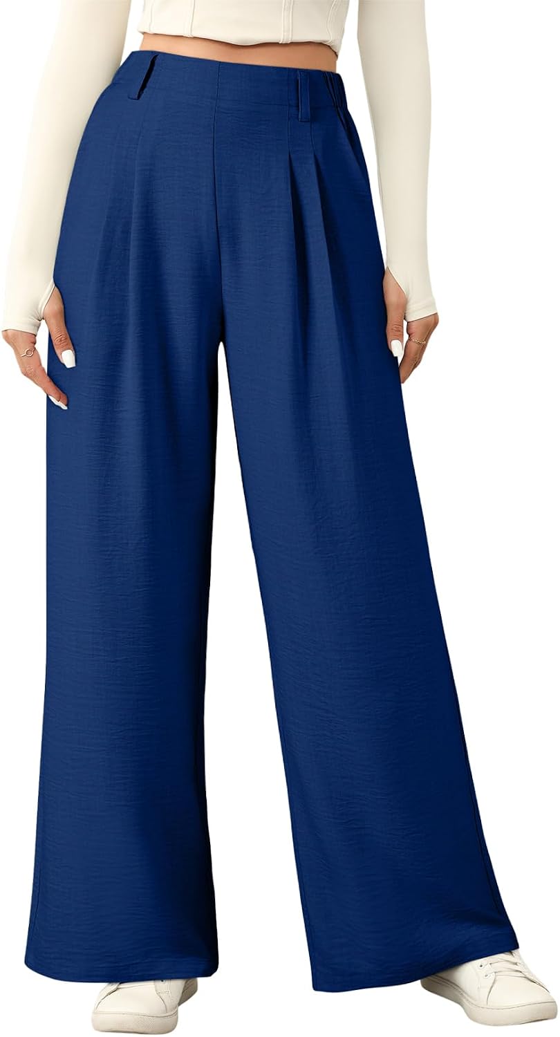 Detalle de EVALESS Wide Leg Pants High-Waisted 2026