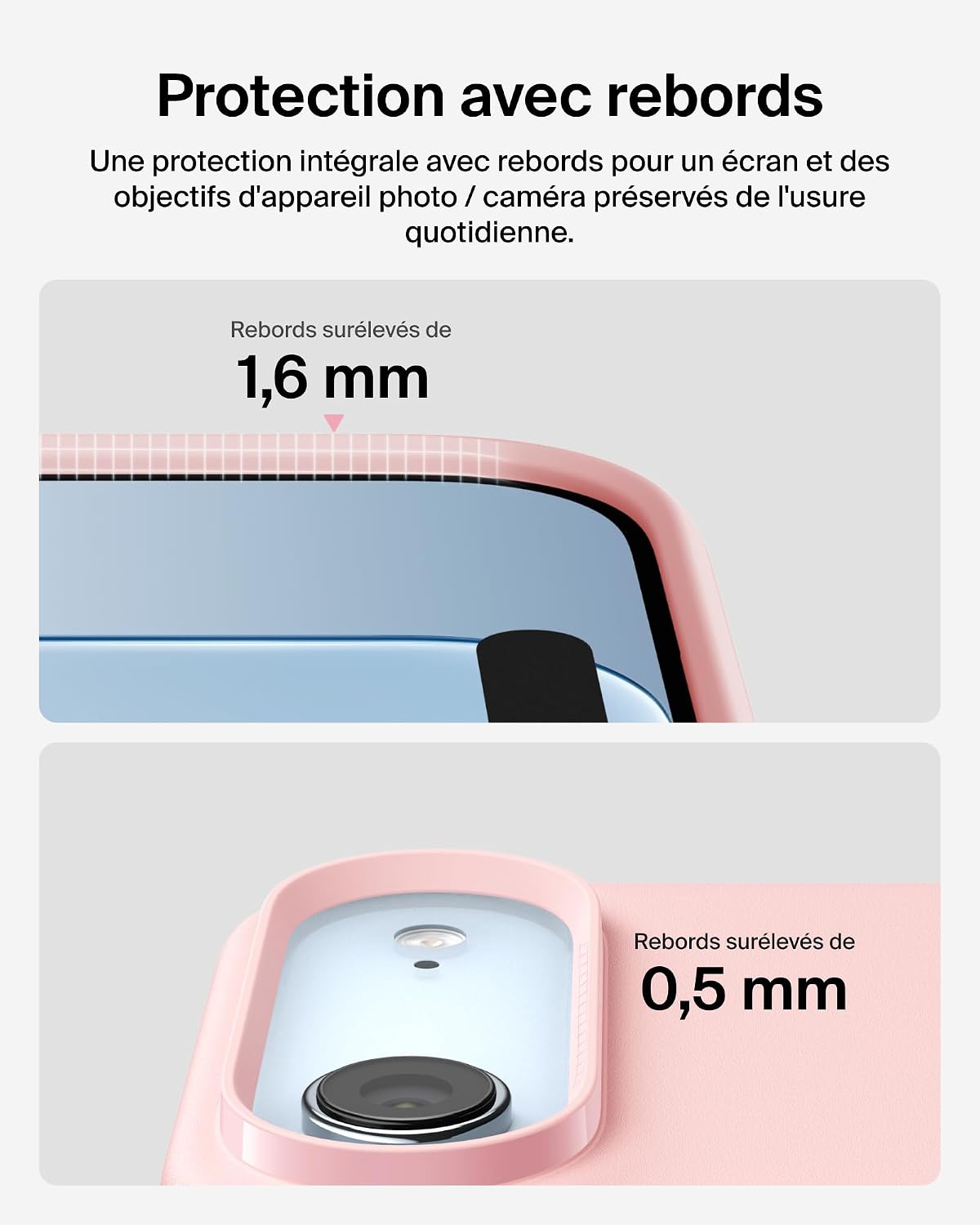 Thumbnail 5 de Belkin SheerForce Protect Rose pour iPhone 17 Pro Max