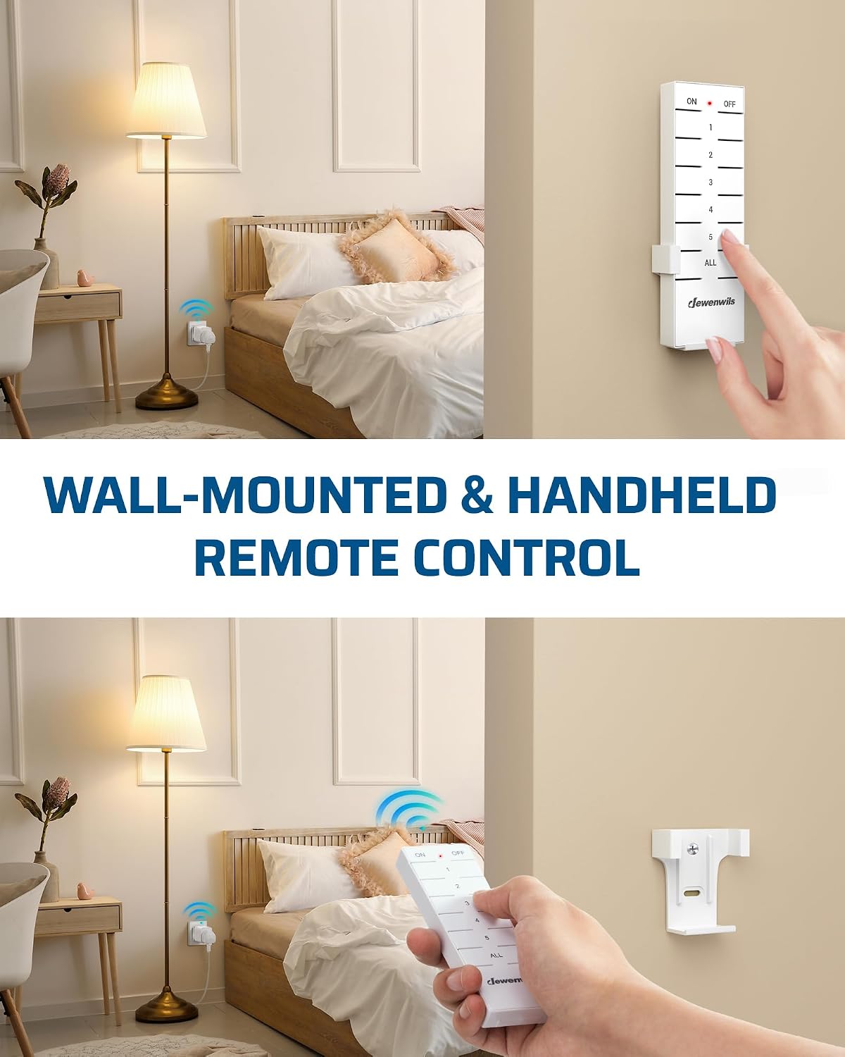 Detalle 1 de DEWENWILS Remote Control Sockets 13A