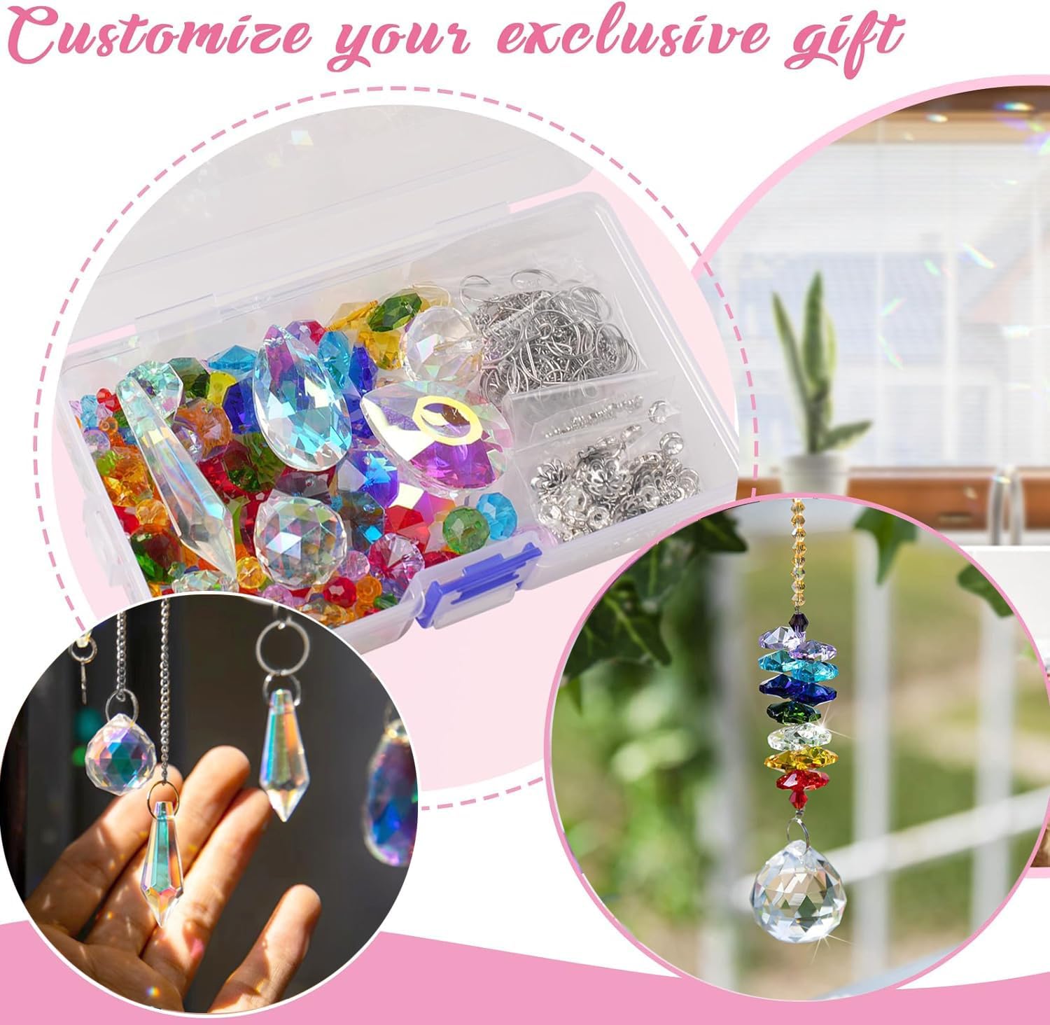 Detalle 2 de Luzoybo DIY Sun Catchers Kit 500PCS