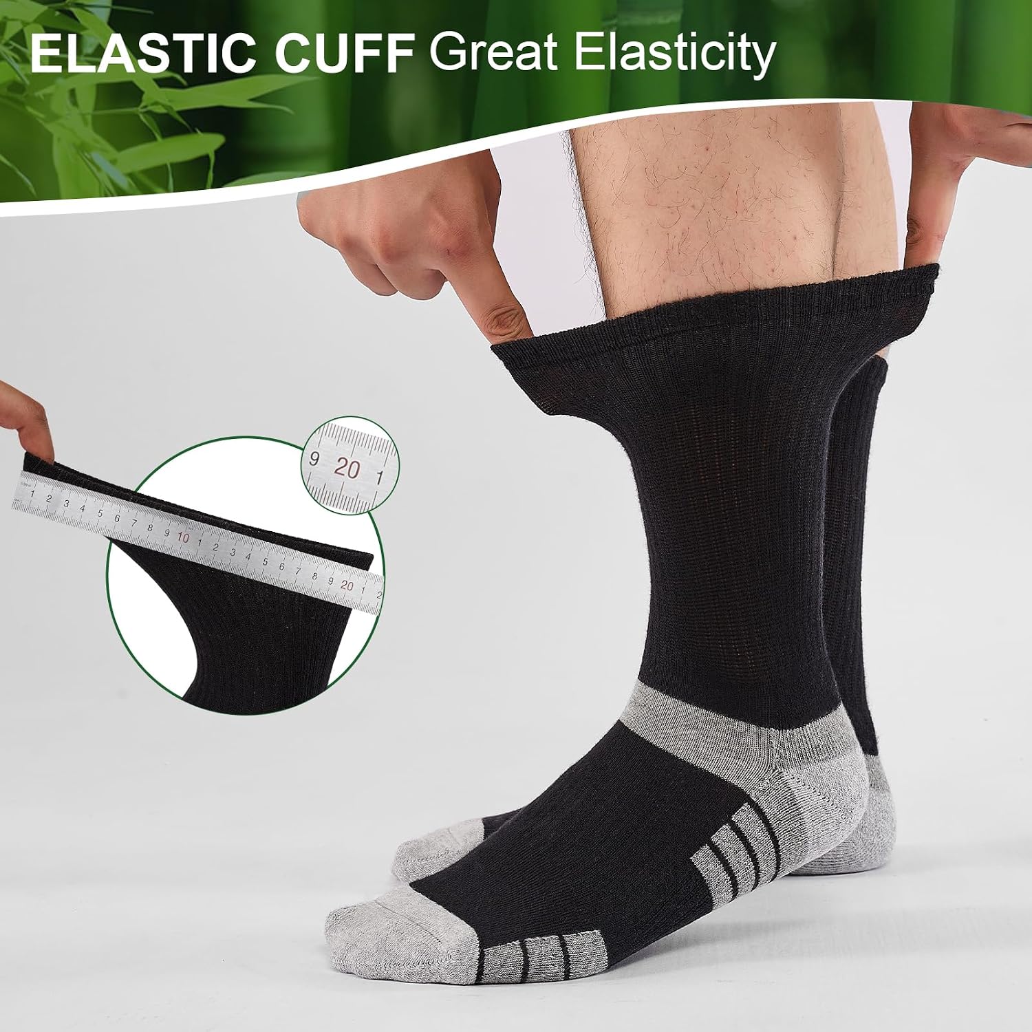 Thumbnail 5 de Stoeury Bamboo Socks for Outdoor Activity: Cushioned, Seamless, and Moisture-Wicking