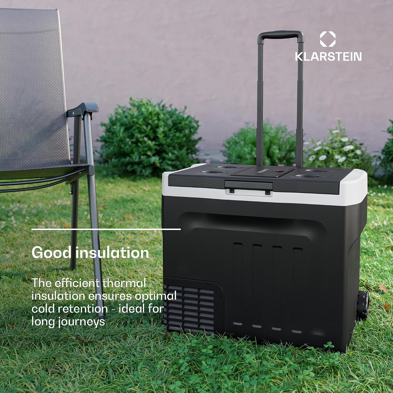 Detalle 1 de Klarstein PolarForce 40L Portable Compressor Cool Box, 12V/230V, -20°C to 20°C