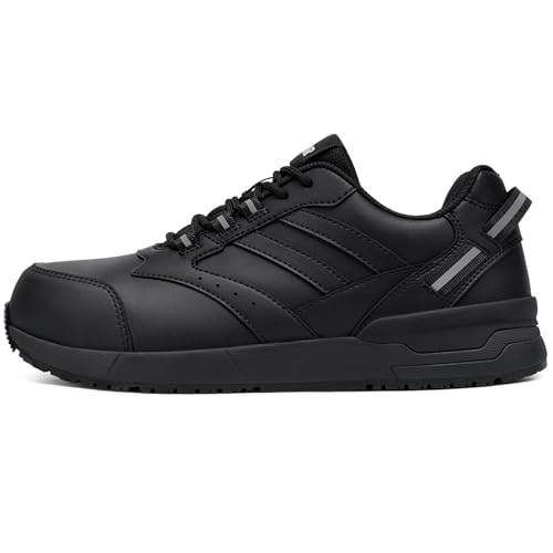 Detalle de LARNMERN PRO Chaussures de Sécurité Homme Déperlante Noir Carbone 43EU
