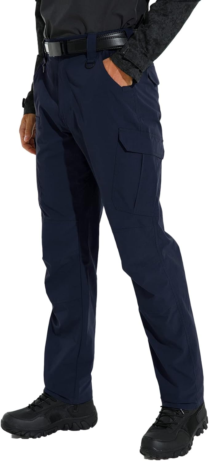 Detalle de KFUBUO Men's Lightweight Ripstop Tactical Cargo Pants