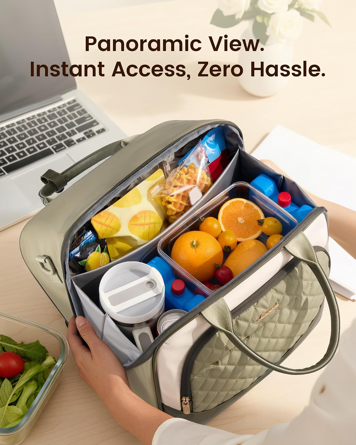 Detalle 2 de LOVEVOOK Insulated Lunch Bag Large