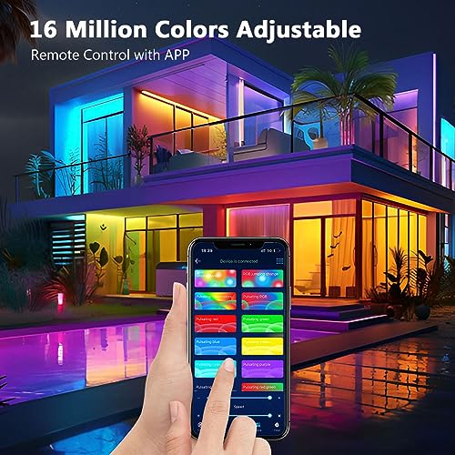 Detalle 2 de Realky Tira LED 20M RGB Bluetooth con Control por App y Modo Música (2x10m)