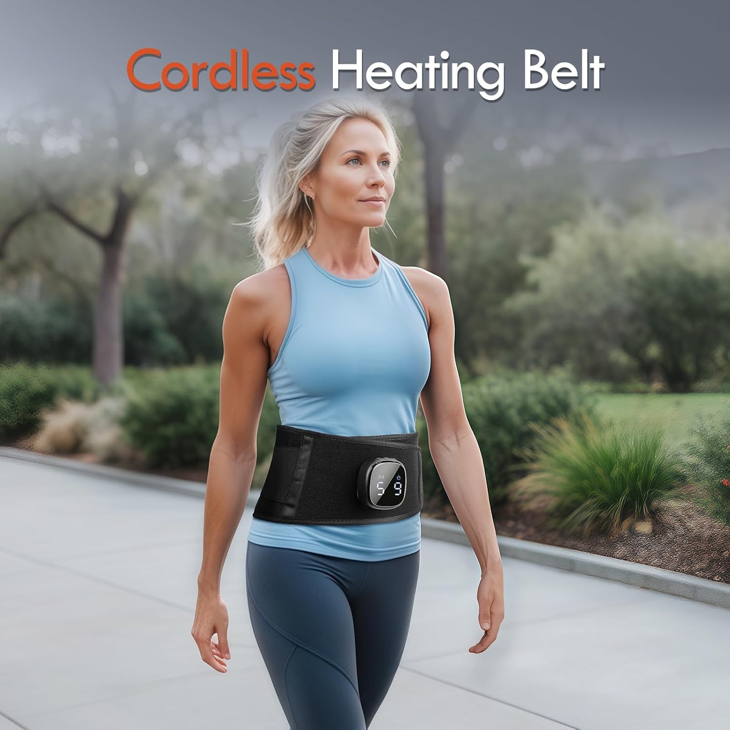 Thumbnail 1 de Comfytemp Cordless Heated Back Massager 9-level 🔥🩹🛌