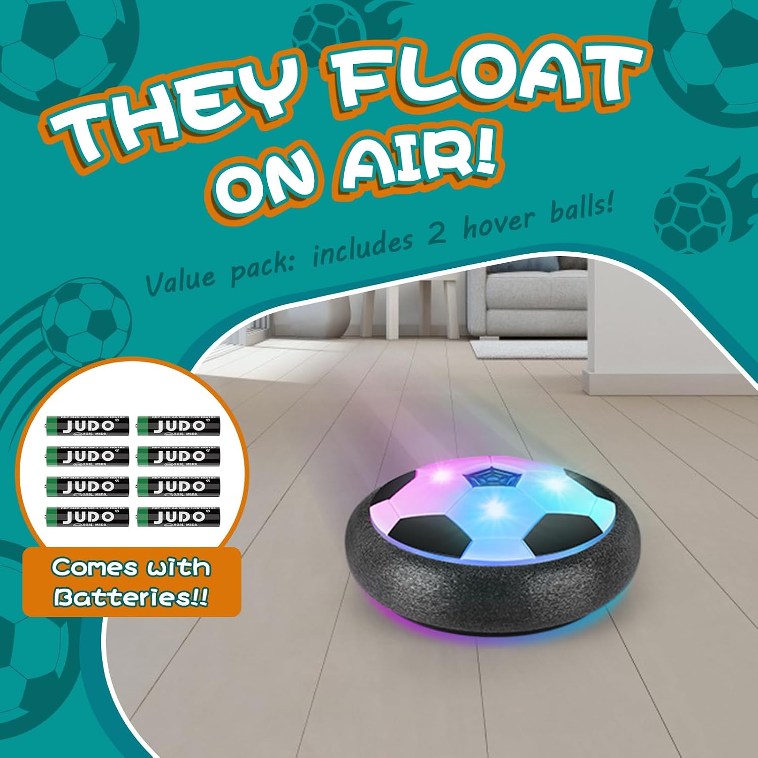 Detalle 2 de Hover Soccer Ball 8 Batteries