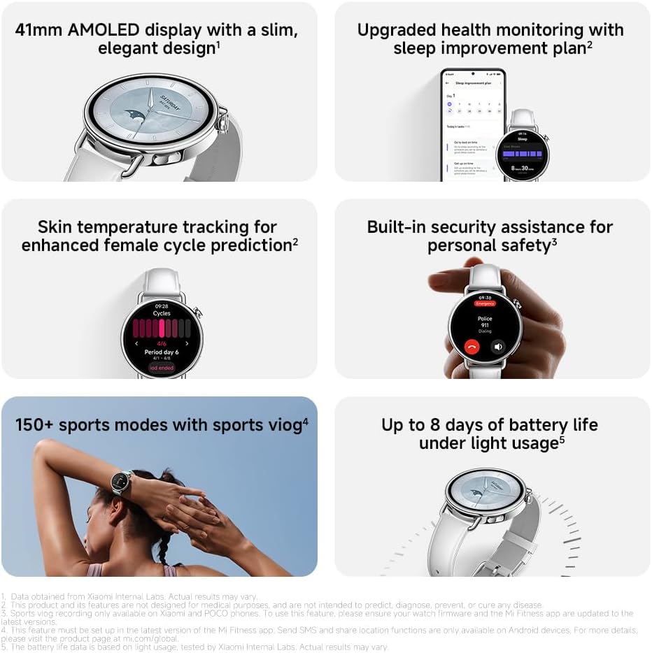 Detalle 2 de Xiaomi Watch S4 41mm smart health watch