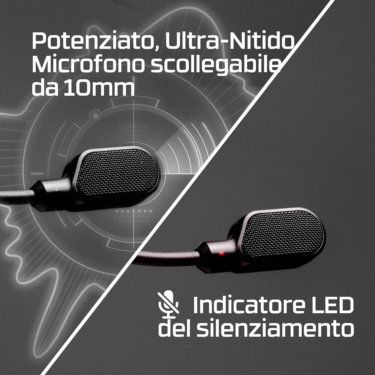 Detalle 2 de HyperX Cloud III cuffie gaming con microfono cardioide staccabile, USB-C/USB-A e jack 3,5 mm (rosa)