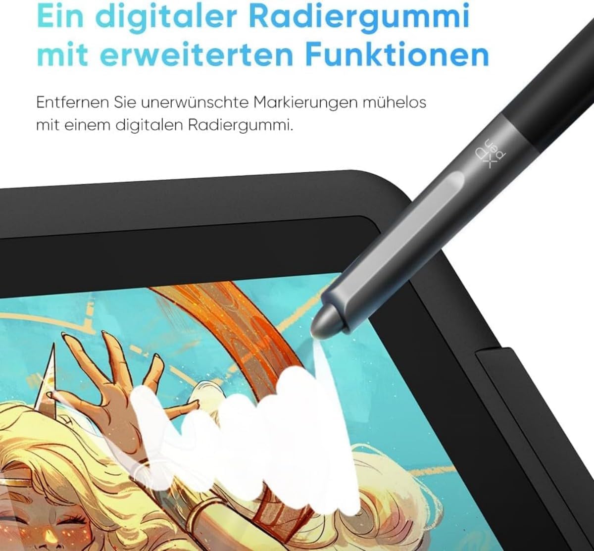 Thumbnail 5 de XPPen Artist 13.3 Pro V2 Grafikdisplay (13,3 Zoll) mit 16K Stift – 99% sRGB