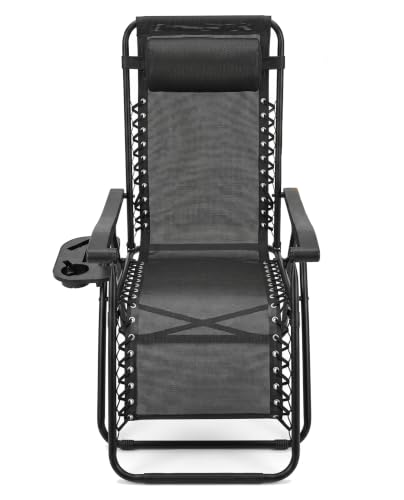 Thumbnail 7 de REQUISITE NEEDS Zero Gravity Chair Heavy Duty Textoline Outdoor & Garden Sunlounger