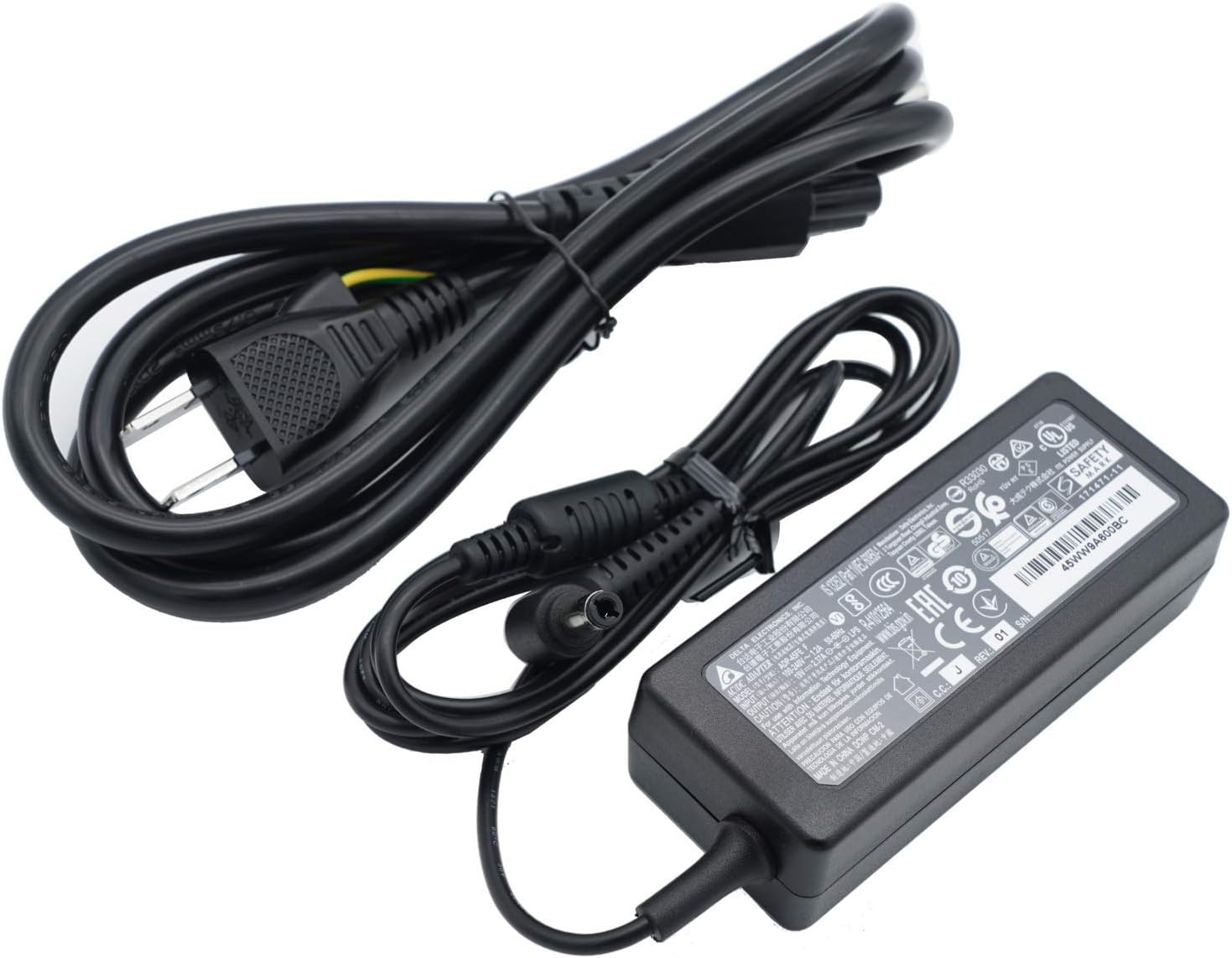 Detalle de DAISEITECH ADP-45FE FJ ノートPC用ACアダプター 45W・19V 2.37A、L字プラグ