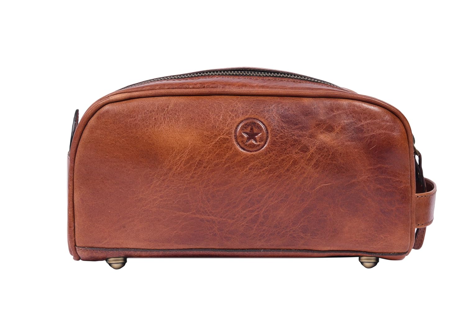 Detalle 2 de Aaron Leather Goods Dopp Kit with Waterproof Lining